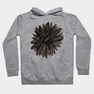 Watercolor Black Dahlia Hoodie